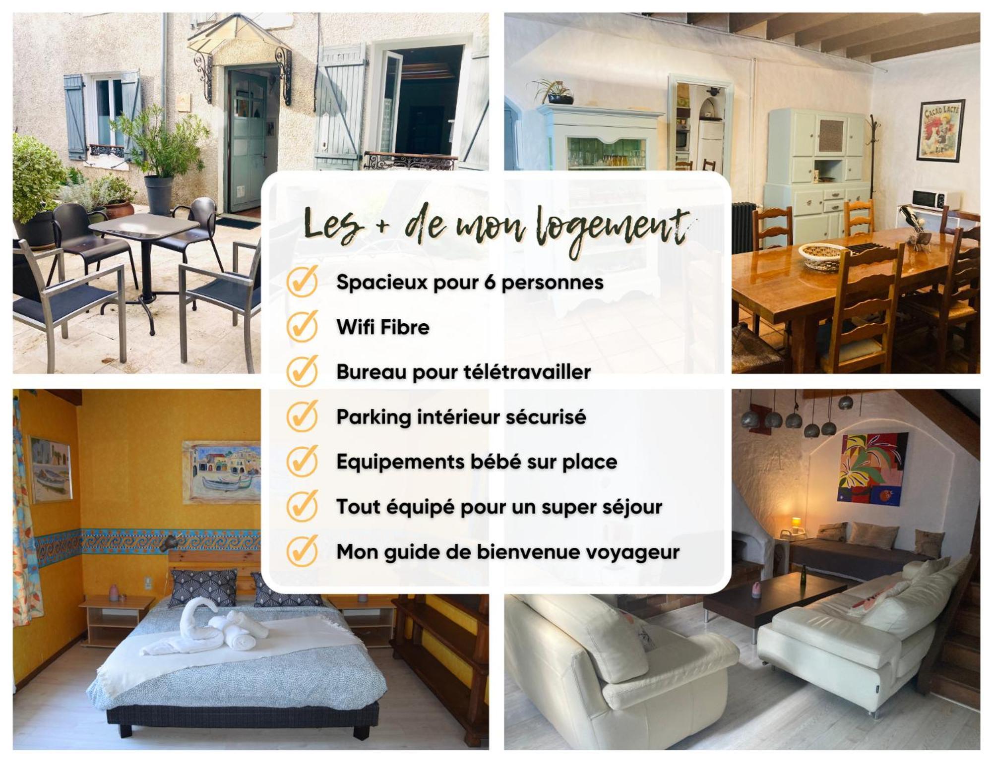 Charme Authentique A - Authentic Charm In - 120m2 Of Comfort-6 Personnes Corbas